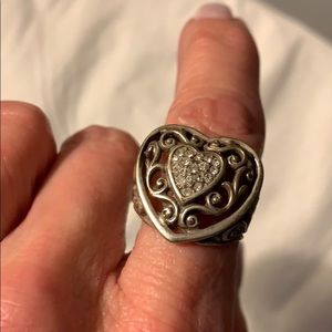 Brighton Jewelry - Brighton Heart Shaped Silver Ring Brighton Jewelry - Brighton Heart Shaped Silver Ring